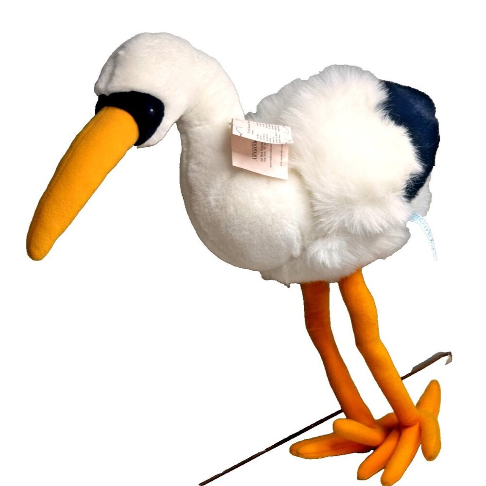 Madame Alexander Plush 16" Baby Collection NEW ARRIVAL STORK NWT Moms to Be